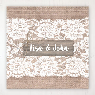 Chantilly Lace Wedding Collection - Main Stationery Design