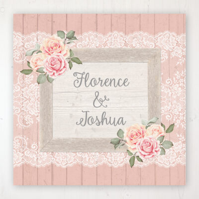 Coral Haze Wedding Collection - Main Stationery Design
