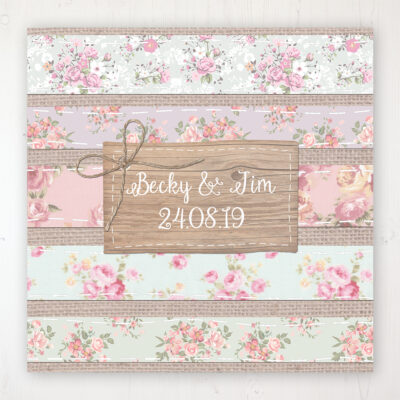 Floral Furrows Wedding Collection - Main Stationery Design