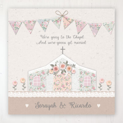 Going to the Chapel Wedding Collection - Main Stationery Design