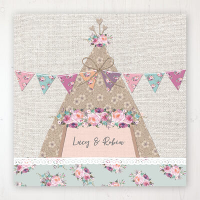 Tipi Love Wedding Collection - Main Stationery Design