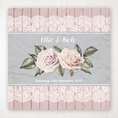 Powder Rose Wedding Collection - Main Stationery Design