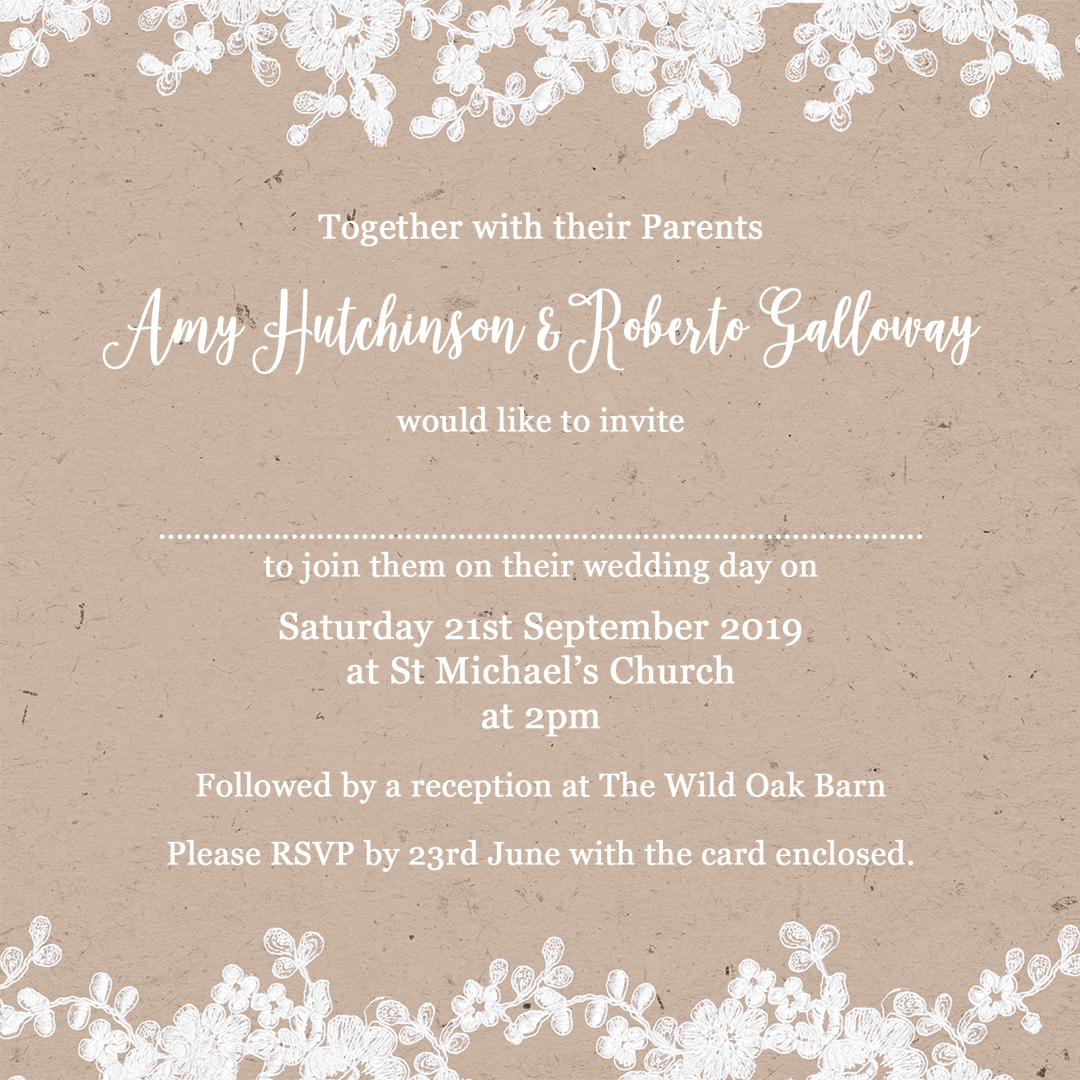 the complete guide to wedding invitation wording - sarah wants